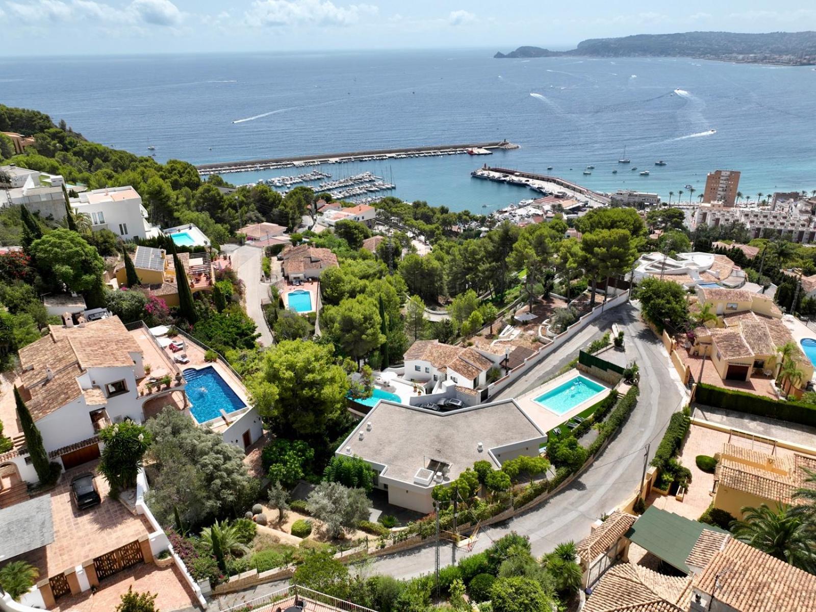 Villa Lujo Con Vistas Al Mar Villa Dulcinea By El Conserje, Cerca Del Puerto Y Sus Servicios 哈维亚 外观 照片